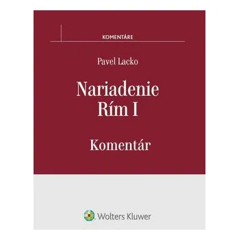 Nariadenie Rím I - Pavel Lacko