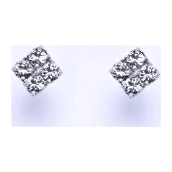 Náušnice Náušnice stříbrné s krystaly Swarovski krystal čirý NŠ 1324