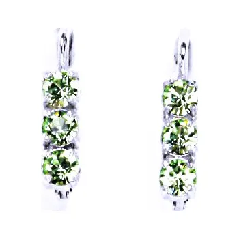 Náušnice Náušnice krystal Swarovski chryzolit NK 1323