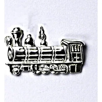 Šperk Stříbrný přívěšek mašinka, přívěsek ze stříbra, vláček P 213