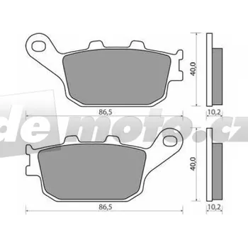 Brzdová destička Yamaha FZ1 1000 2006-2008 brzdové destičky zadní M-LINE