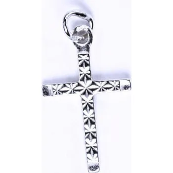 Přívěsek Stříbrný přívěšek křížek, stříbrné šperky, P 795 (Stříbrný křížek)