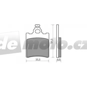 Brzdová destička KTM 65 SX 2002-2003 brzdové destičky zadní NHC AK-150