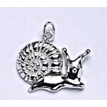 Přívěsek Stříbrný přívěšek, šnek ( hlemýžď), přívěšek ze stříbra, P 981