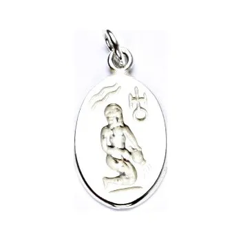 Přívěsek Stříbrný přívěšek,znamení zvěrokruhu,vodnář,přívěsek ze stříbra, P 902