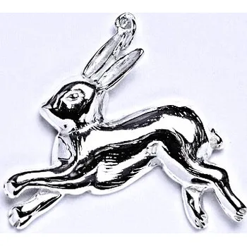Přívěsek Stříbrný přívěsek zajíc, přívěsek ze stříbra, P 967
