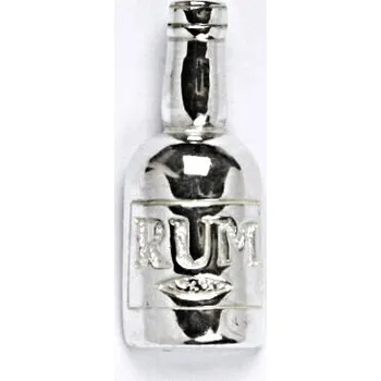Přívěsek Stříbrný přívěsek,rum,lahev rumu, přívěsek ze stříbra, P 111