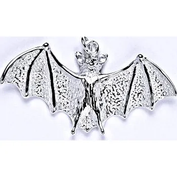 Šperk Stříbrný přívěsek netopýr, přívěsek ze stříbra, P 963