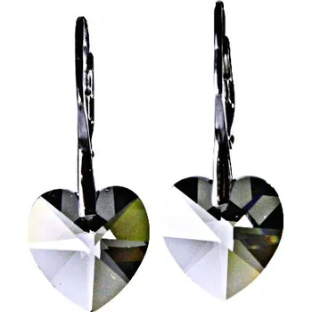 Náušnice Stříbrné náušnice, šperky, Swarovski krystal, patent 1,NK 1295