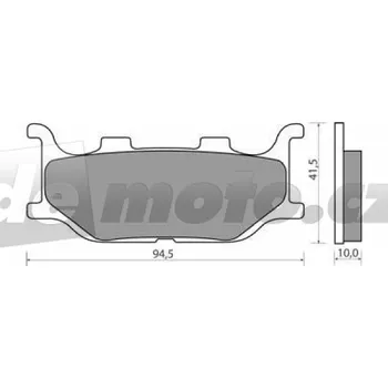 Brzdová destička Yamaha YP 250 Majesty 1996-1998 brzdové destičky přední NHC AK-150