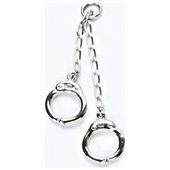 Přívěsek Stříbrný přívěsek, pouta, přívěsek ze stříbra, P 256