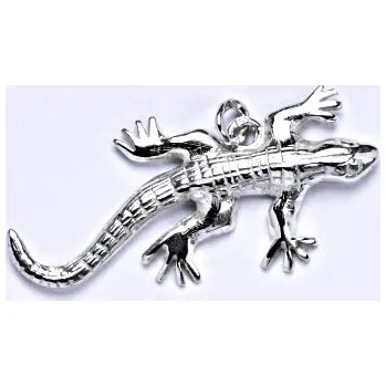 Přívěsek Stříbrný přívěsek, ještěrka, stříbro, přívěšek ze stříbra, P 926