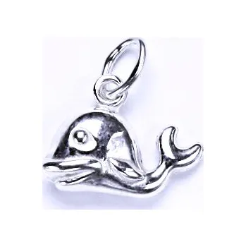 Přívěsek P 715 stříbrný přívěsek - velryba