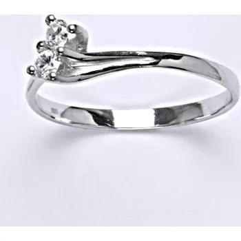 Prsten Prsten stříbrný s čirými zirkony T 1393