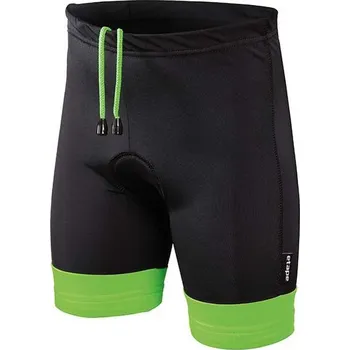 Etape Junior dětské kalhoty  s vložkou černé/zelené, 116-122