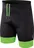 Etape Junior dětské kalhoty  s vložkou černé/zelené, 116-122