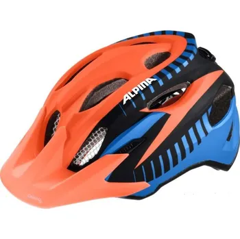Cyklistická přilba Alpina Carapax JR oranžová/černá/modrá 51 - 56 cm