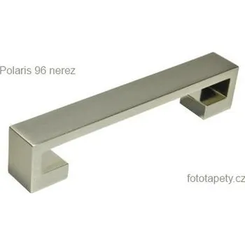 Nábytkové kování kovová úchytka POLARIS 96, 128 Varianta: POLARIS 96, nerez