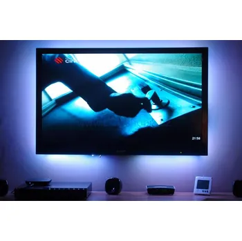 LED osvětlení Ledshopik LED sestava RGB za TV s RF ovladačem MINI - Délka 2m