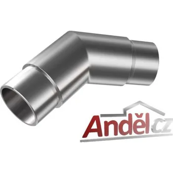 Kolena nerezová ostrá 42,4 x 5°až 89°