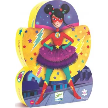Puzzle Djeco Superhrdinka 36 dílků