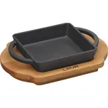 Lava Metal litinová miska s dřevěným…