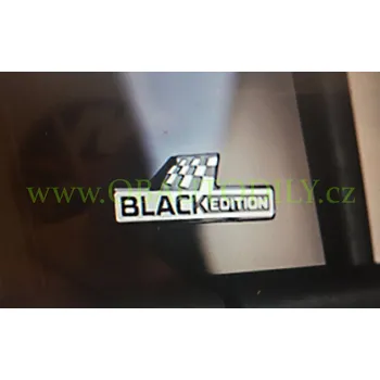 Znak automobilu Škoda Fabia III-Boční nápis BLACK EDITION original