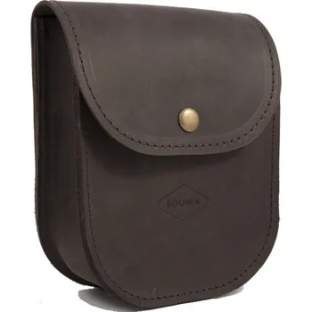 Kosmetická taška SOUMA Brown pouzdro na holicí potřeby