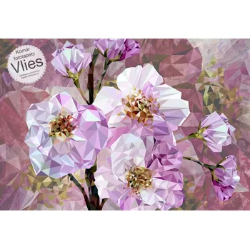 Fototapeta Vliesová 3D fototapeta Kvetoucí krystaly květy drahokamy XXL4-064 Blooming Gems / obrazové tapety a fototapety na zeď Komar (368 x 248 cm)