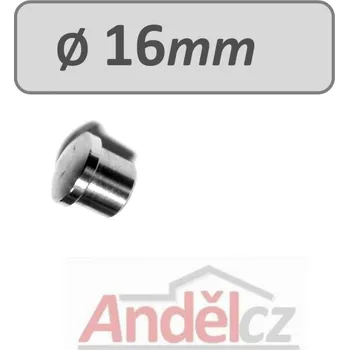 Koncovka pr.16mm záslepka nerez