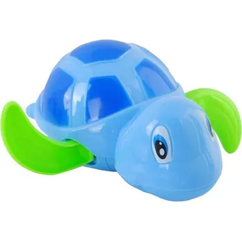 Hračka pro nejmenší Iso Trade  Želvička do vany 12 x 12 x 6 cm modrá/zelená