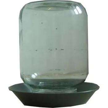 Napáječka pro ptáka Napáječka plastová pro ptáky jako drůbež, kuřata a holubi