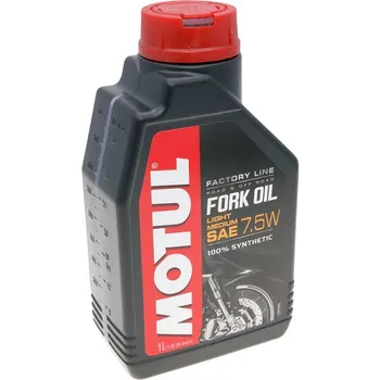 Tlumičový olej MOTUL FORK OIL FACTORY LINE MEDIUM/ LIGHT 7,5W 1 L