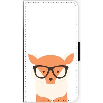 Pouzdro na mobilní telefon Recenze iSaprio Orange Fox pro Samsung Galaxy A3 flipové