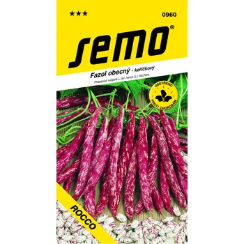 Semeno SEMO Fazol keříčkový melírovaný Rocco 10 g