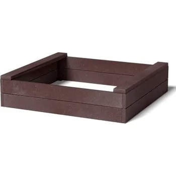 TRANSFORM Plastové pískoviště 120x120x30 cm, H