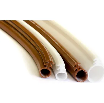 Těsnění do okna a dveří Silikonové těsnění oken a dveří - do frézované drážky Varianta: Silikonové těsnění do drážky, 4 mm, barva hnědá, cena za 1m, rozměřujeme