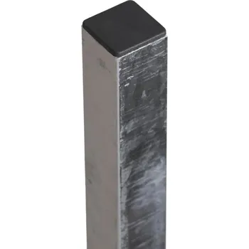 Plotový sloupek Pilecký sloupek pozinkovaný hranatý 60 x 60 mm 2400 mm