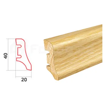 soklová lišta Barlinek P10 P1002011A Jasan lak soklová lišta | cena za bm