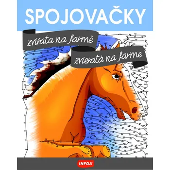 Antistresové omalovánky Spojovačky: Zvířata na farmě - INFOA