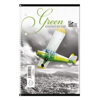 Blok Blok College A4, boční spirála, čtverečkovaný, 80 listů