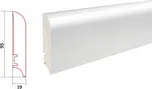 Barlinek ELITE WHITE P9227362A soklová lišta | cena za bm