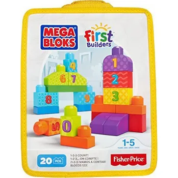 Stavebnice Mega MEGA Bloks First Builders DLH85 123 kostky