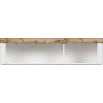 Obývací stěna HOLTEN Závěsná skříňka SFW/156, dub wotan/bílý lesk