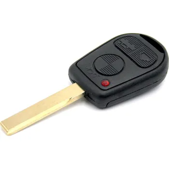 Autoklíč klíč BMW E36 E38 E39 E46 Z3 Z4 Z8 X3 X5 3 tlačítka 433mhz id44 HU92