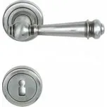 Dveřní kování rozetové SILVRETTA-R WC