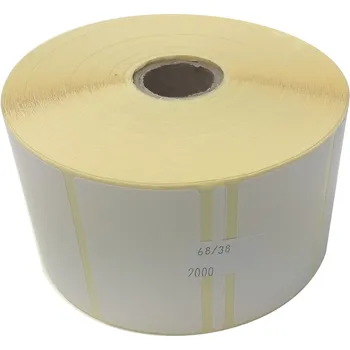Kotouček do pokladny a tiskárny štítků Etiketa na kotouči 68x38mm, papírová