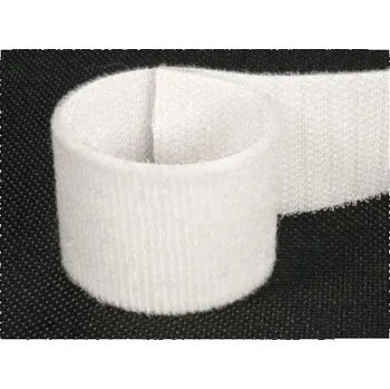 Zip Suchý zip oboustranný, 20 mm , bily, NYLON