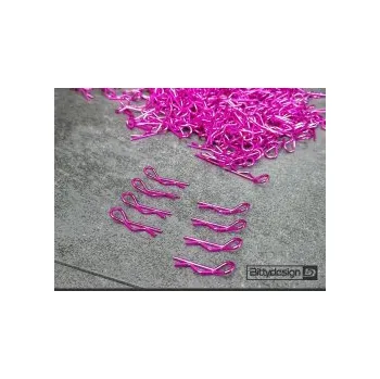 RC vybavení 1/10 Touring Car sponky 8ks - růžové