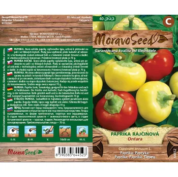 Semeno MoravoSeed Paprika rajčinová Ontara 40 ks